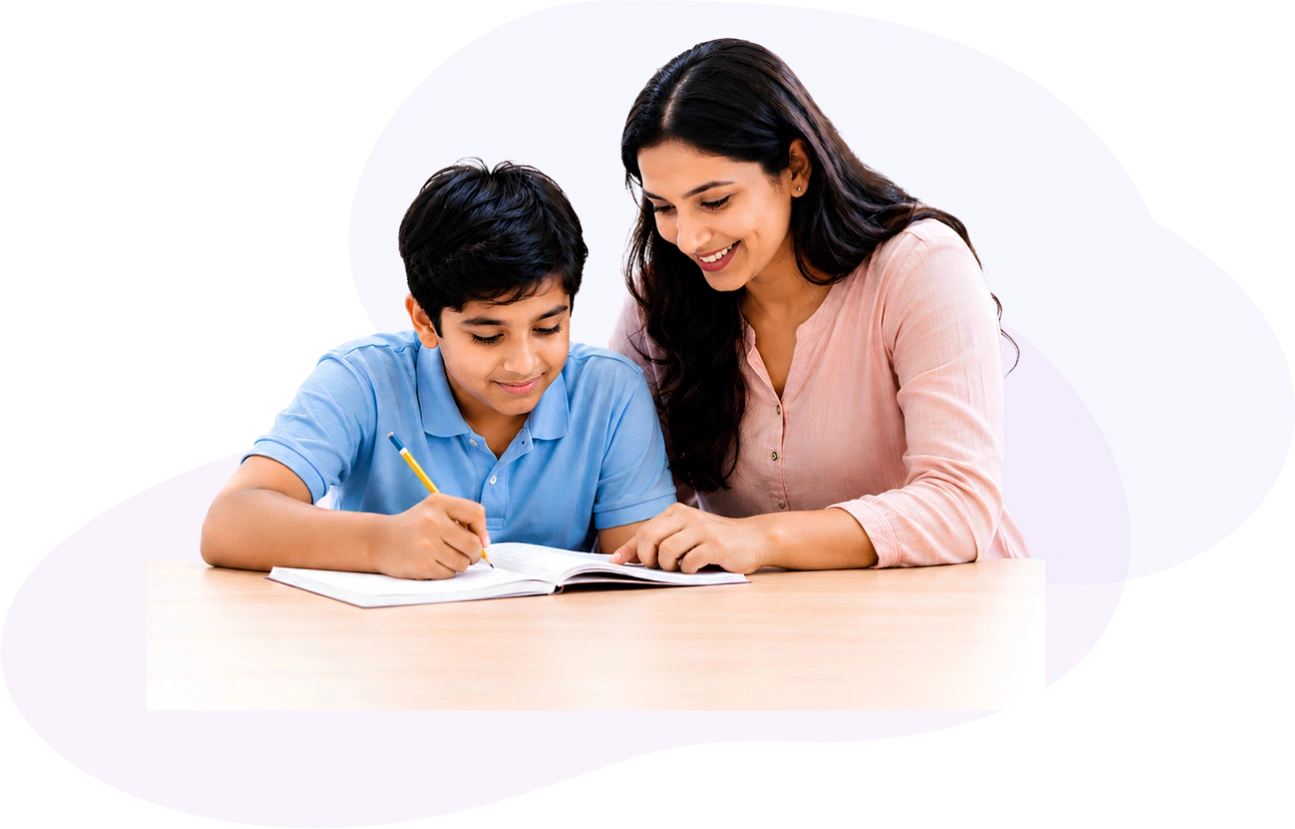 Home tutor helping a student with personalised learning